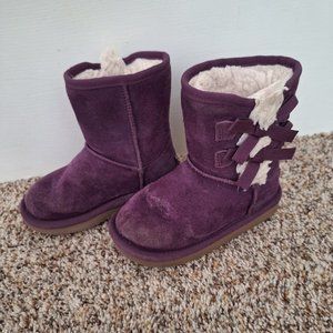 Koolaburra Purple Winter Boots (Toddler size 9)